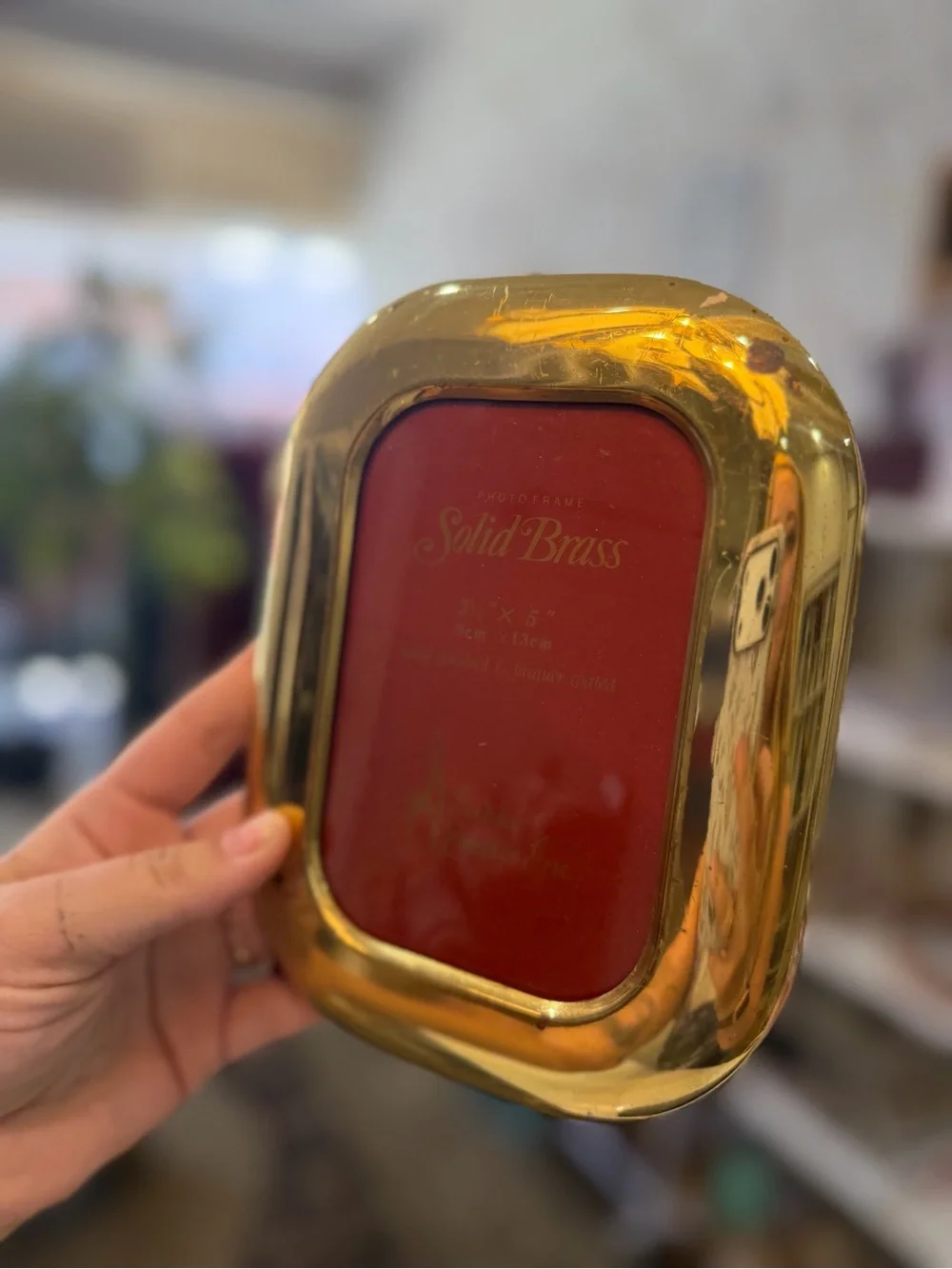 Gold Oval Picture Frame
